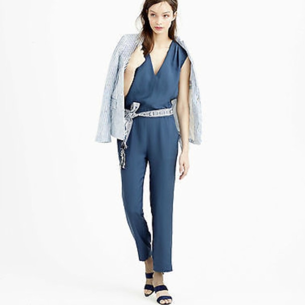 J. Crew Oxford jumpsuit NWOT